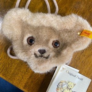 Steiff Vintage Bear Coin Purse